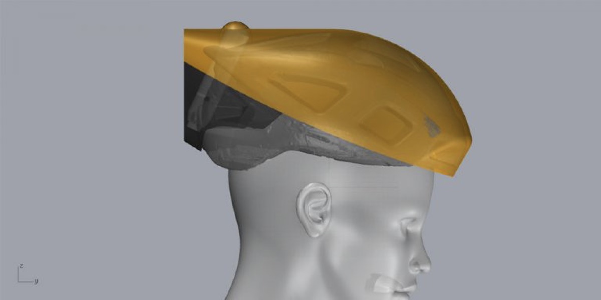 helmet with airbag for cyclists