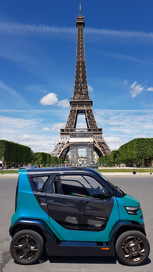 coche plegable en Paris