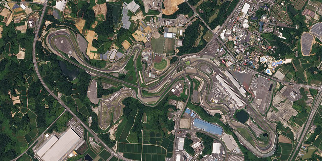 Aerial view Suzuka circuit