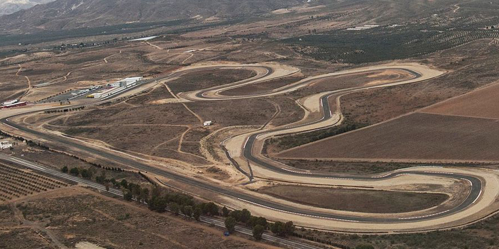 aerial view Almeria circuit