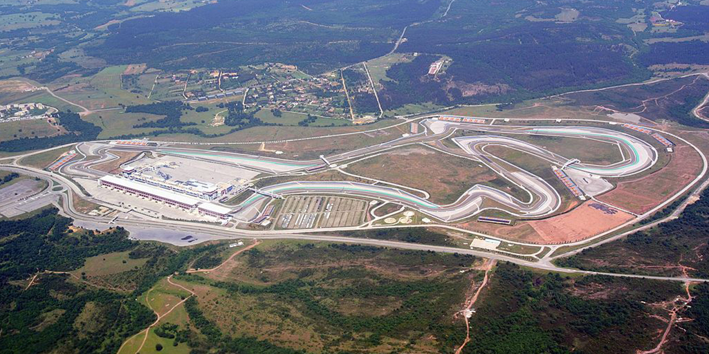 aerial viwe Istambul circuit