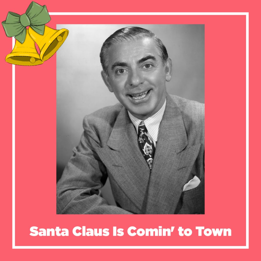 Eddie Cantor in Christmas card