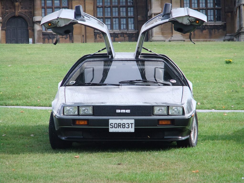 Back to the Future car DeLorean