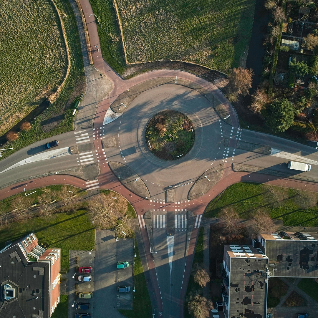 Dutch roundabouts and how to drive around them
